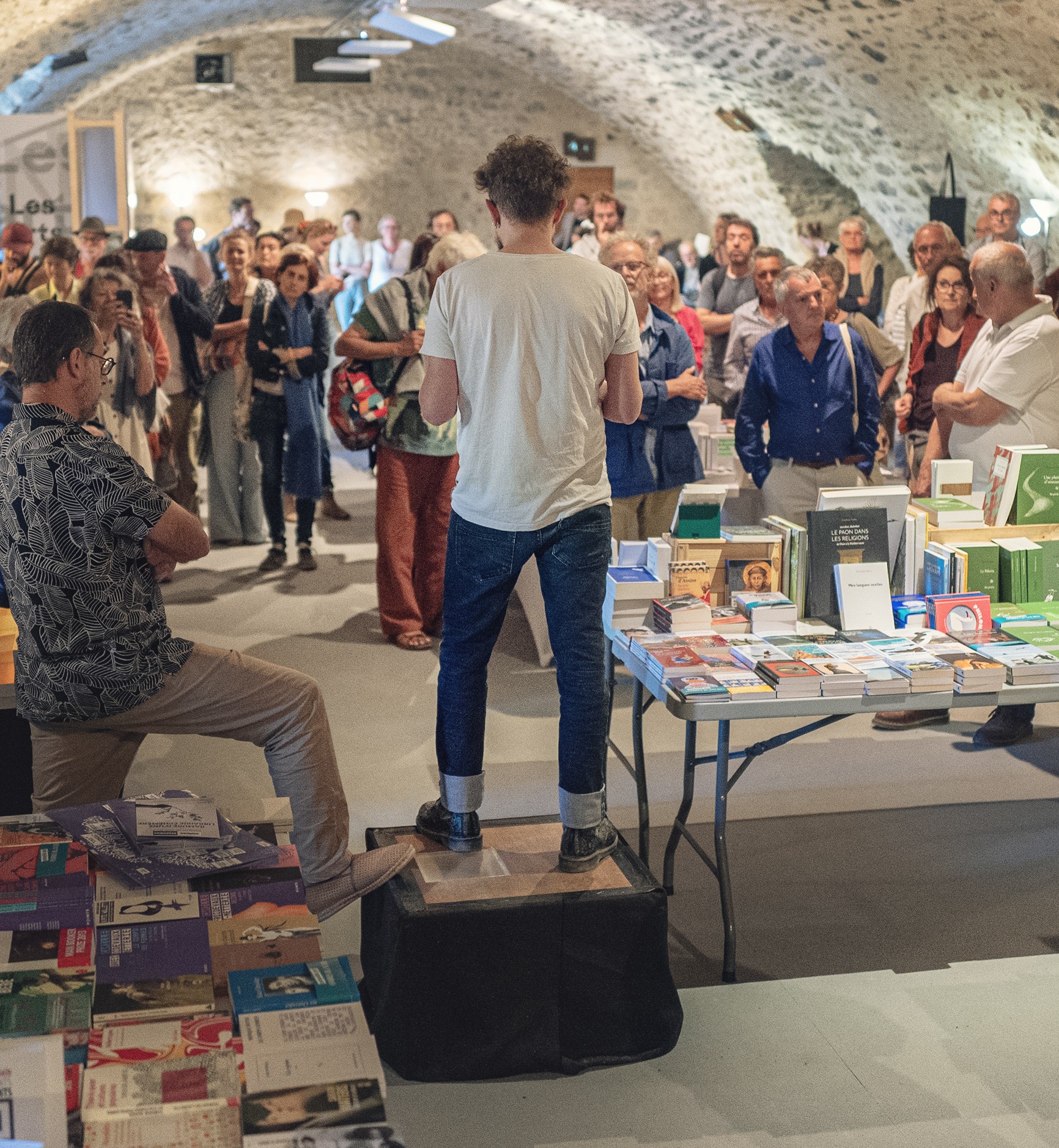 La Criée de la librairie - Banquet du livre d'été 2025 © Idriss Bigou-Gilles