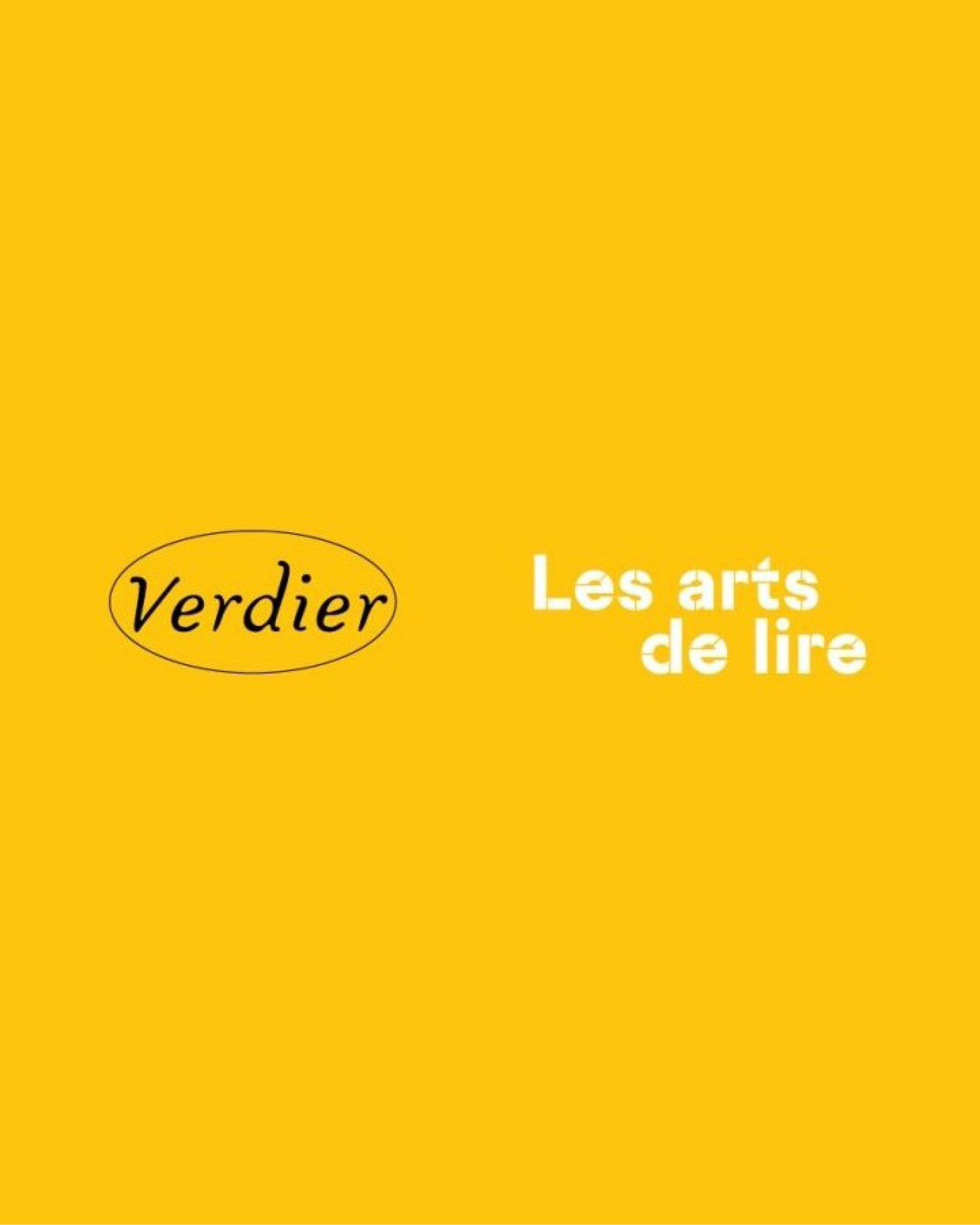 Editions Verdier - Collection Les arts de lire
