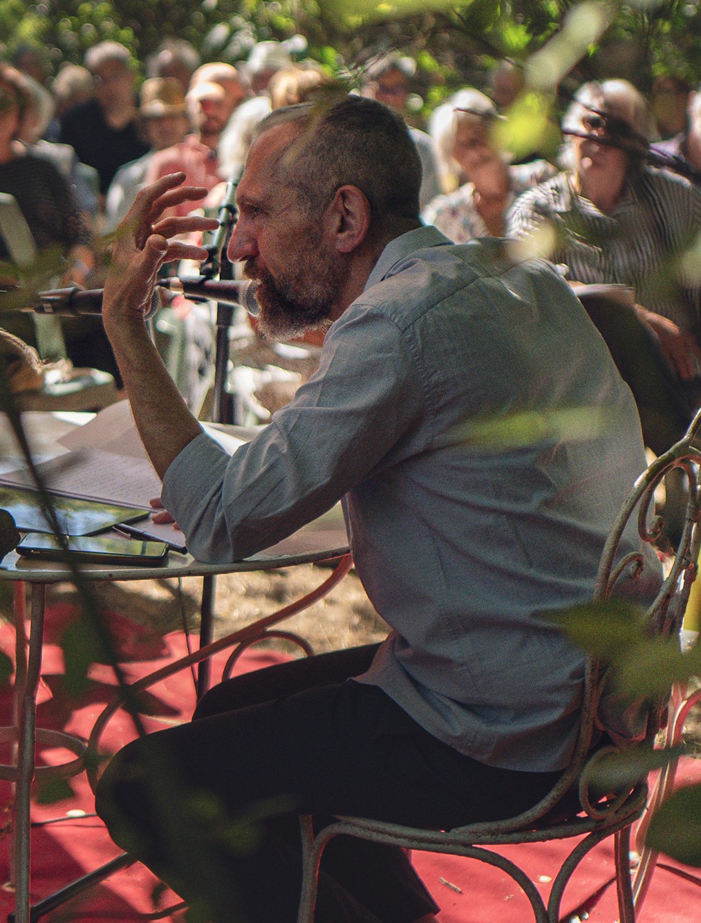 Atelier de philosophie - Mathieu Potte-Bonneville - Banquet du livre d'été 2025 - © Idriss Bigou-Gilles