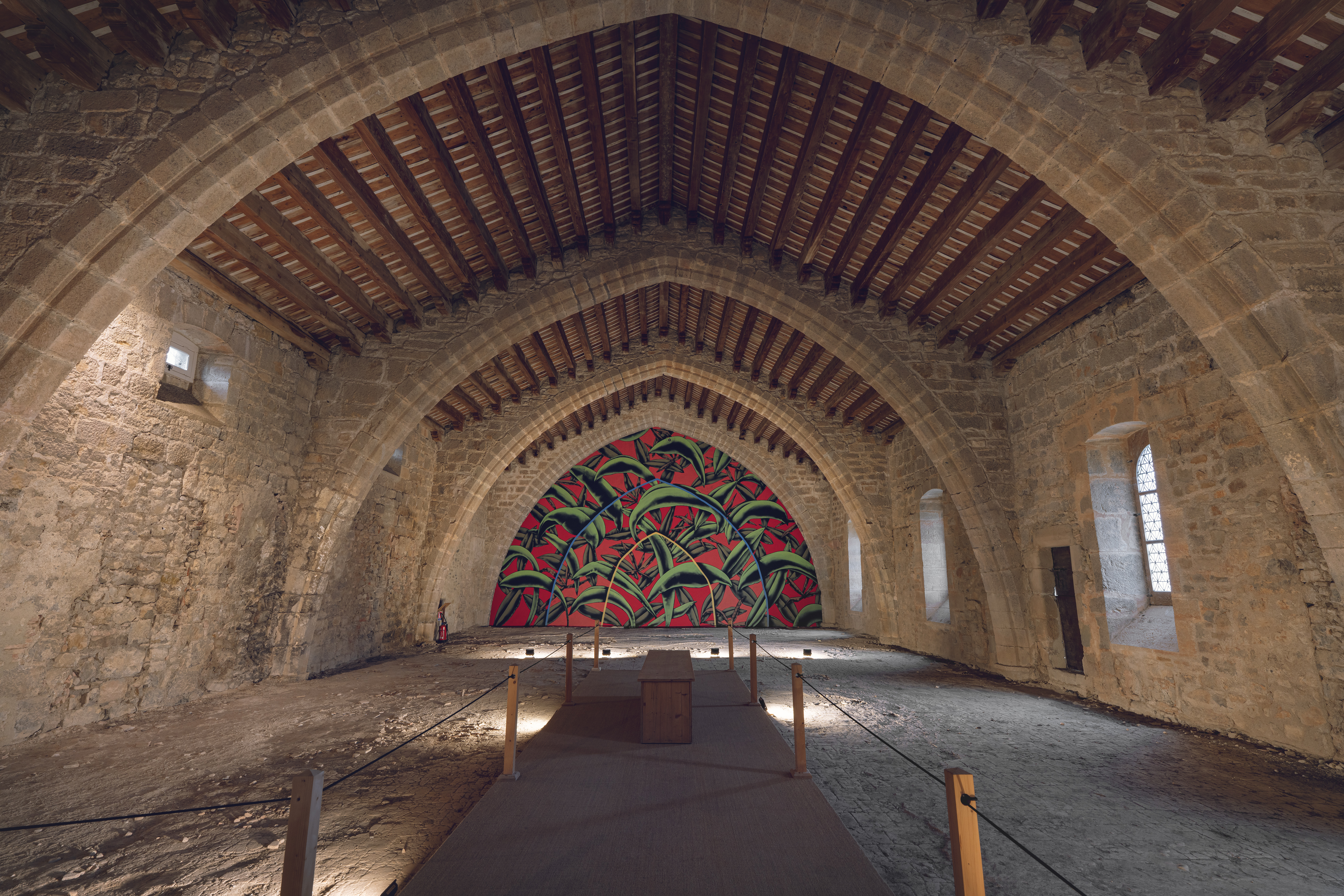 Dortoir abbaye de Lagrasse © Idriss Bigou-Gilles