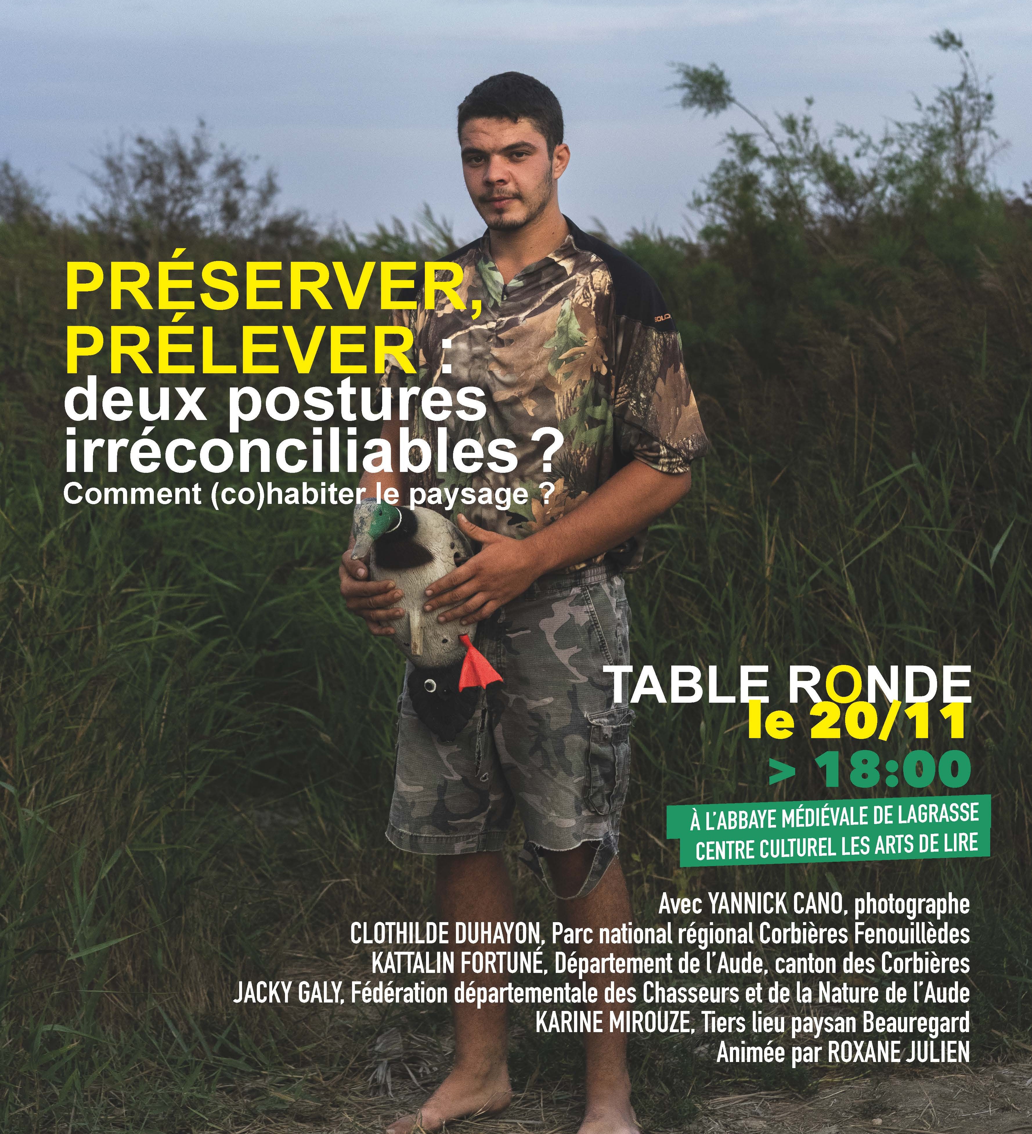 Table ronde Préserver, prélever : deux postures irréconciliables ? 