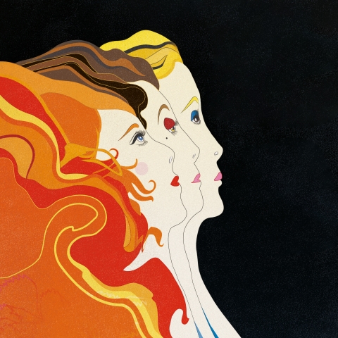 Le Désir du désir du désir - Léonor de Récondo, Julia de Gasquet et Mélanie Traversier - Banquet du livre d'été 2025 - graphisme © Amandine Poirot